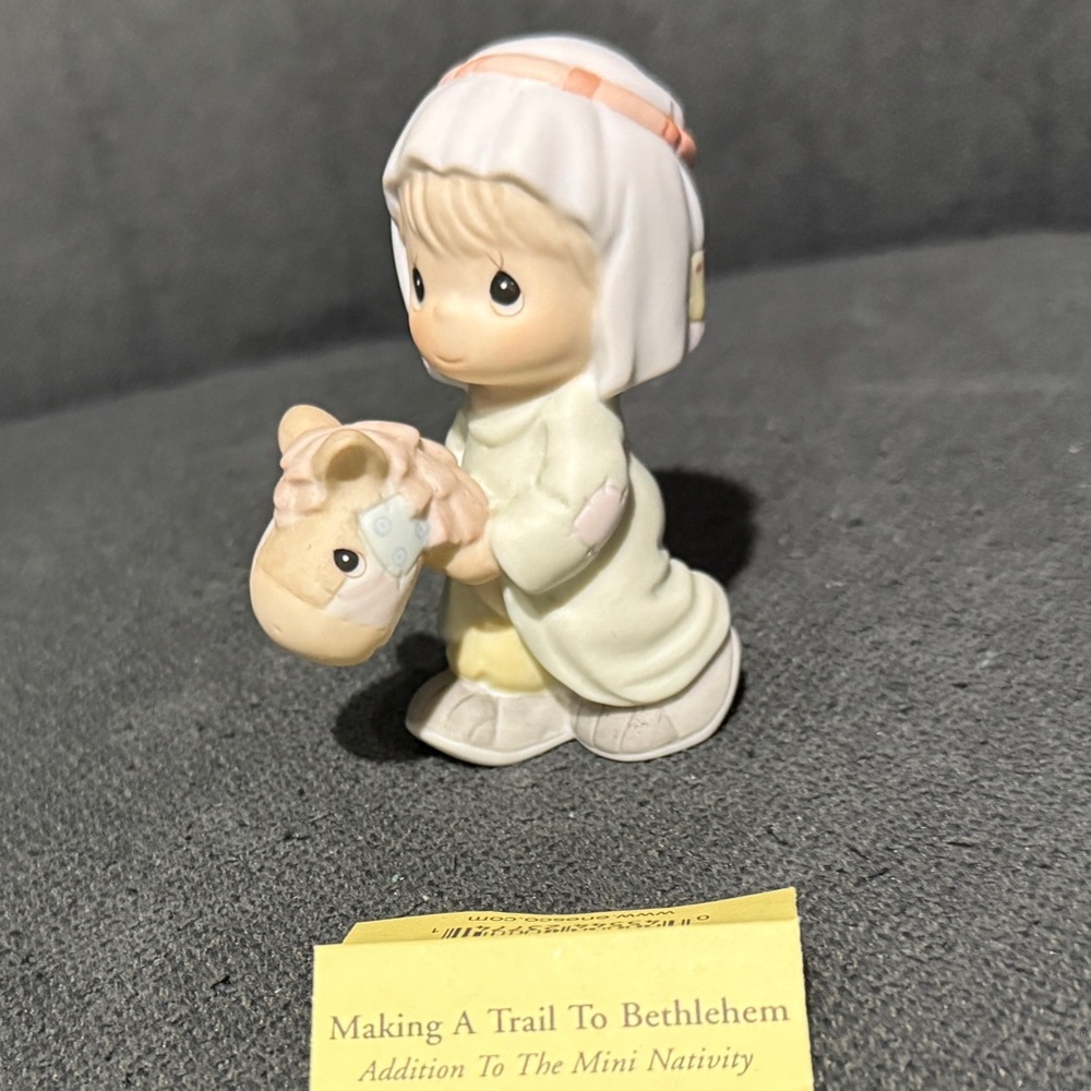 Enesco Precious Moments Mini Nativity Set
-  Shepherd on Hobby Horse
